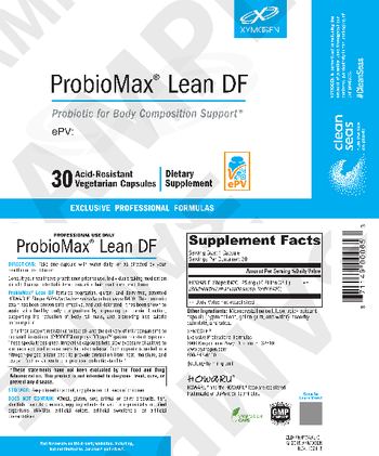 XYMOGEN ProbioMax Lean DF - supplement