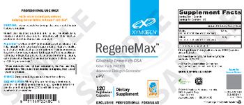 XYMOGEN RegeneMax - supplement