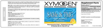 XYMOGEN SAMe & TMG Natural Lemon Flavor - supplement