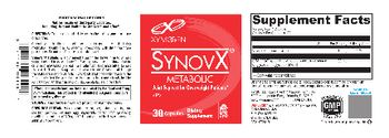 XYMOGEN SynovX Metabolic - supplement