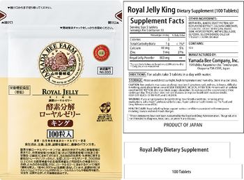 Yamada Bee Company Royal Jelly King - royal jelly supplement