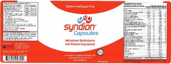 Yasoo Health Syndion Capsules - antioxidant multivitamin and mineral supplement