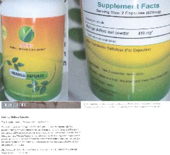 Yelixir Moringa Capsules - herbal supplement