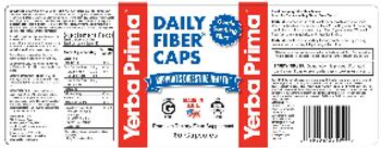 Yerba Prima Daily Fiber Caps - premium fiber supplement