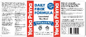 Yerba Prima Daily Fiber Formula - premium fiber supplement