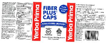 Yerba Prima Fiber Plus Caps - premium fiber supplement