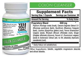 Yes You Can! Colon Cleanser - supplement