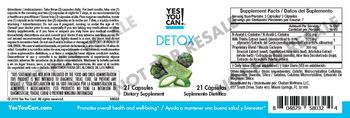 Yes You Can! Detox - supplement