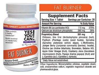 Yes You Can! Fat Burner - supplement