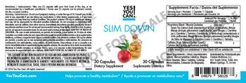 Yes You Can! Slim Down - supplement