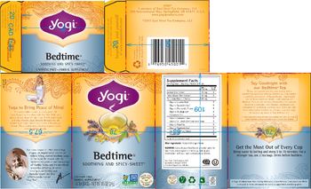 Yogi Bedtime - herbal supplement
