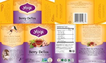 Yogi Berry DeTox - herbal supplement