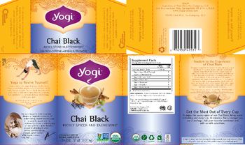 Yogi Chai Black - herbal supplement