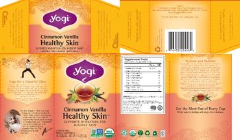 Yogi Cinnamon Vanilla Healthy Skin - herbal supplement