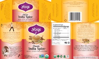 Yogi Classic India Spice - herbal supplement