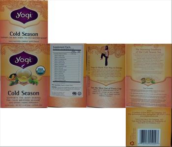 Yogi Cold Season - herbal supplement