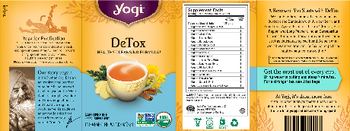 Yogi DeTox - herbal supplement