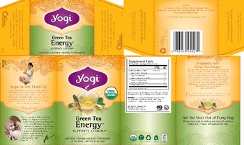 Yogi Green Tea Energy - herbal supplement