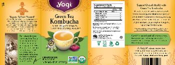 Yogi Green Tea Kombucha - herbal supplement