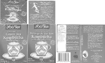 Yogi Green Tea Kombucha With Chinese Herbs - supplement
