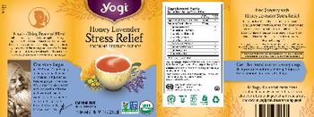 Yogi Honey Lavender Stress Relief - herbal supplement