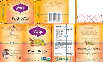 Yogi Peach DeTox - herbal supplement