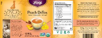 Yogi Peach DeTox - herbal supplement