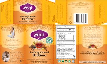 Yogi Soothing Caramel Bedtime - herbal supplement