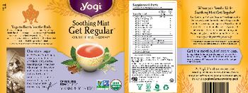 Yogi Soothing Mint Get Regular - herbal supplement