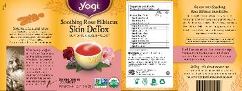 Yogi Soothing Rose Hibiscus Skin DeTox - herbal supplement