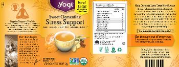 Yogi Sweet Clementine Stress Support - herbal supplement