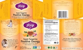 Yogi Sweet Tangerine Positive Energy - herbal supplement