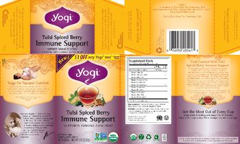 Yogi Tulsi Spiced Berry Immune Support - herbal supplement