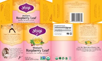 Yogi Woman's Raspberry Leaf - herbal supplement