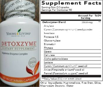 Young Living Essential Oils Detoxzyme - supplement