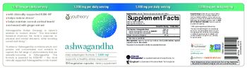 Youtheory Ashwagandha 1,000 mg - supplement