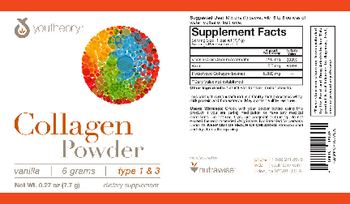 Youtheory Collagen Powder Type 1 & 3 Vanilla - supplement