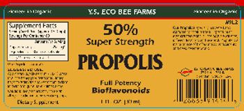 Y.S. Eco Bee Farms 50% Super Strength Propolis - supplement