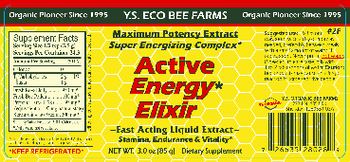 Y.S. Eco Bee Farms Active Energy Elixir - supplement