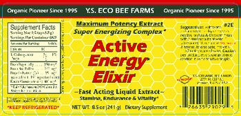 Y.S. Eco Bee Farms Active Energy Elixir - supplement