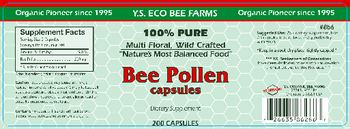 Y.S. Eco Bee Farms Bee Pollen Capsules - supplement