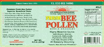 Y.S. Eco Bee Farms Fresh Bee Pollen - supplement