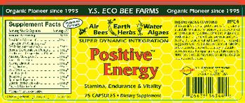 Y.S. Eco Bee Farms Positive Energy - supplement