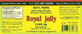Y.S. Eco Bee Farms Royal Jelly 2,000 mg - supplement