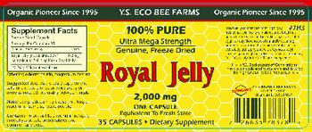 Y.S. Eco Bee Farms Royal Jelly 2,000 mg - supplement