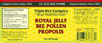 Y.S. Eco Bee Farms Royal Jelly Bee Pollen Propolis - supplement