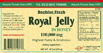 Y.S. Eco Bee Farms Royal Jelly in Honey 100,000 mg - supplement