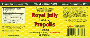 Y.S. Eco Bee Farms Royal Jelly Propolis - supplement
