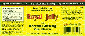 Y.S. Eco Bee Farms Royal Jelly with Korean Ginseng Eleuthero - supplement