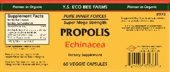 Y.S. Eco Bee Farms Super Mega Strength Propolis Echinacea - supplement